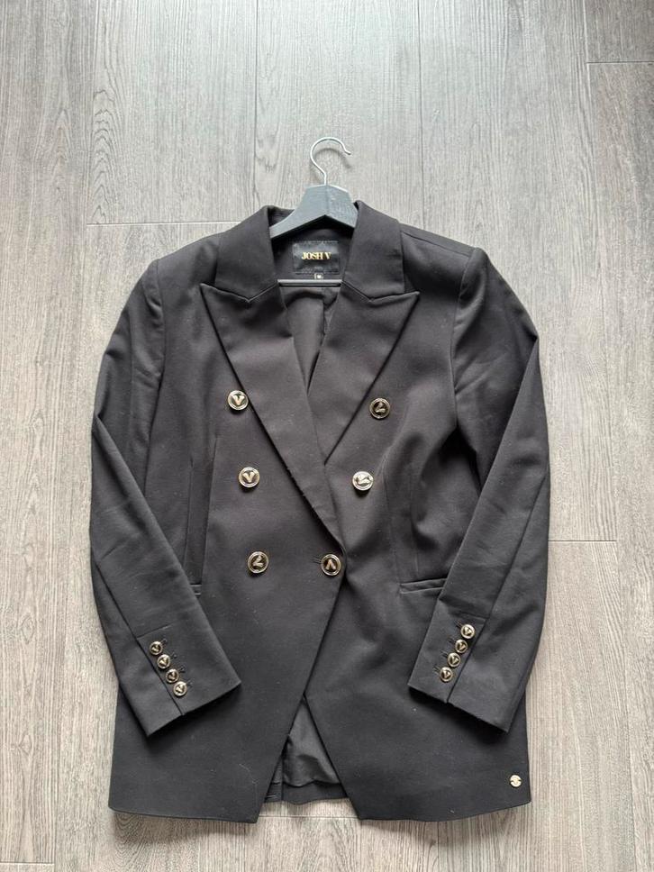 Zwarte Josh V Blazer - Model Bloom - Maat M - ZGAN!, Kleding | Dames, Jasjes, Kostuums en Pakken, Zo goed als nieuw, Jasje, Maat 38/40 (M)