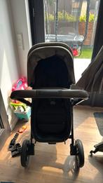 Dubatti kinderwagen - zwart - taupe, Gebruikt, Verstelbare duwstang, Combiwagen, Ophalen
