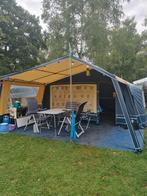 Vouwwagen met ingebouwde stopcontacten en geverfde slaaptent, Ophalen, Gebruikt, Meer dan 6