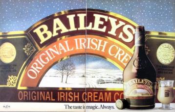 Vintage advertentie reclame Baileys 1981 drank beschikbaar voor biedingen