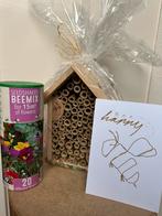 Geschenkset Bee Happy, kado cadeau € 7,50, Ophalen, Voorjaar, Volle zon, Zaad