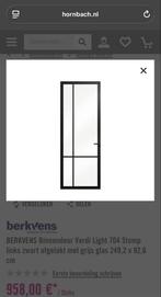 Luxe Zwarte Deur + Kozijn - Nieuw!, 80 tot 100 cm, 215 cm of meer, Binnendeur, Nieuw