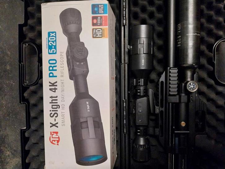 ATN X-Sight 4K Pro 5-20x Dag/Nachtzicht Richtkijker, Sport en Fitness, Schietsport-accessoires, Gebruikt, Ophalen