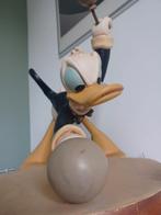 Donald Duck on Drums polystone zeldzaam, Ophalen of Verzenden, Donald Duck, Gebruikt, Beeldje of Figuurtje