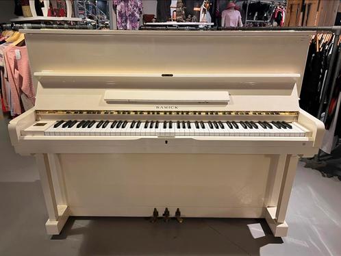 Samick SU-118 piano, Muziek en Instrumenten, Piano's, Gebruikt, Piano, Wit, Ophalen