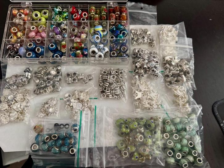 Pandora style kralen en bedels, Hobby en Vrije tijd, Kralen en Sieraden maken, Nieuw, Kraal, Ophalen of Verzenden