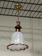 murano glazen lampen, Huis en Inrichting, Lampen | Hanglampen, Minder dan 50 cm, Glas, Ophalen of Verzenden, Zo goed als nieuw