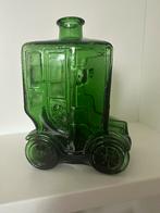 Empoli Genie Karaf Fles Italië Glas Groen Vintage, Antiek en Kunst, Ophalen of Verzenden