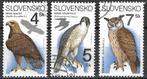Slowakije 1994 serie mi.195/197 ROOFVOGELS, Verzenden, Overige landen, Gestempeld