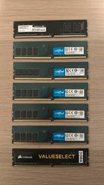 7x4gb ddr4 ram geheugen, Computers en Software, RAM geheugen, 6x2400mhz/1x2133mhz, Gebruikt, DDR4, Ophalen of Verzenden