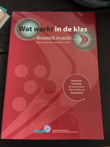 Wat werkt in de klas - Research in actie beschikbaar voor biedingen