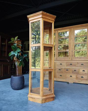 Vitrinekast | Hexagon | Display | Winkelkast | Vitrine #2177 beschikbaar voor biedingen