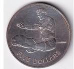 Kiribati, 5 Dollars, 1979, zilver, Postzegels en Munten, Munten | Oceanië, Zilver, Ophalen of Verzenden, Losse munt