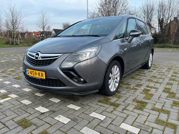 Opel Zafira 1.4 Turbo 2016 Grijs 7p, Auto's, Opel, Particulier, Zafira, Achteruitrijcamera, Airbags, Airconditioning, Android Auto