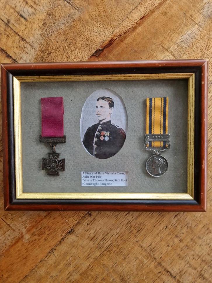 Victoria Cross Medaille Thomas Flawn, Verzamelen, Militaria | Algemeen, Lintje, Medaille of Wings, Ophalen of Verzenden