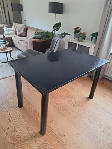 Zwarte Eetkamertafel - 125x80 beschikbaar voor biedingen