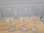 wijnglazen elegant met druppel gegraveerd, Ophalen of Verzenden, 'T Olde Gre-j, Info@toldegrej.nl, Endepoelstraat 20f Didam