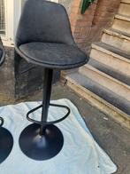 Barkruk, Zwart, multi-inzetbare barkruk, zachte zitting, mod, Gebruikt, 60 tot 90 cm, Ophalen of Verzenden, 1 kruk