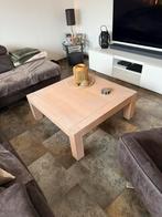 Houten Salontafel - Vierkant en Stijlvol, Zo goed als nieuw, Minder dan 50 cm, Eikenhout, Vierkant