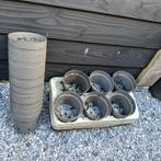 54 Kweekpotten + gratis trays/onderzetters - Ø16.5cm, H13cm, Tuin en Terras, Kweekspullen, Ophalen, Gebruikt, Overige typen
