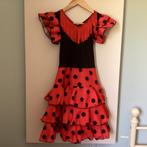 Spaanse jurk flamenco jurk 122/128, Kinderen en Baby's, Carnavalskleding en Verkleedspullen, Ophalen of Verzenden, Zo goed als nieuw