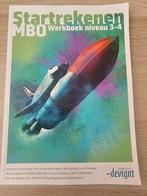Startrekenen MBO Werkboek niveau 3-4, Wiskunde A, Zo goed als nieuw, Martine Knijnenberg, Ophalen