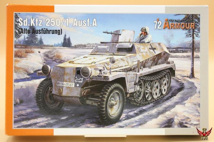 ROWASP | Special Armour 1/72 Sd Kfz 250/1 Ausf A, Hobby en Vrije tijd, Modelbouw | Auto's en Voertuigen, Nieuw, Tank, 1:50 of kleiner