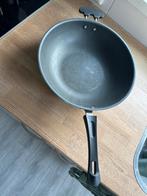 Wokpan - 32cm, Ophalen of Verzenden, Gebruikt, Aluminium, Wok