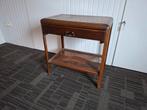 Bijzettafel antiek, Huis en Inrichting, Tafels | Sidetables, Ophalen, Gebruikt, 50 tot 100 cm, Rond