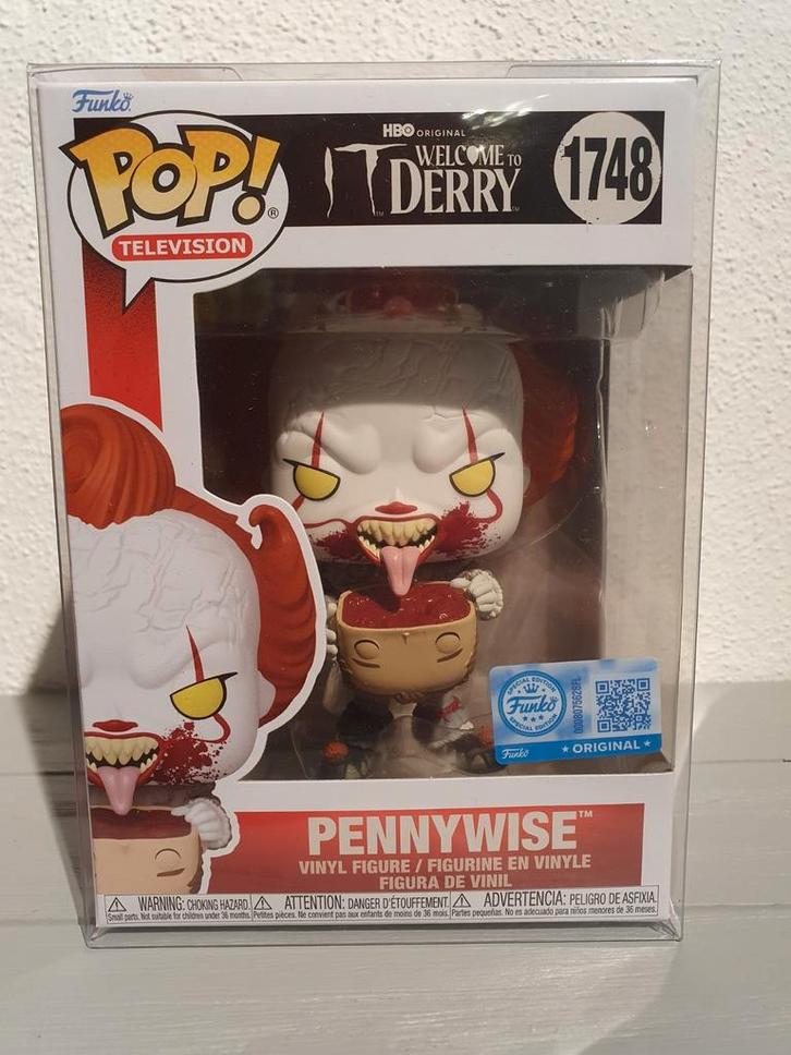 Pennywise IT With Head Welcome to Derry 1748 Funko Pop, Verzamelen, Poppetjes en Figuurtjes, Nieuw, Ophalen of Verzenden