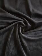 Velours stof zwart., Hobby en Vrije tijd, Stoffen en Lappen, Ophalen of Verzenden, Nieuw, Zwart, 120 cm of meer