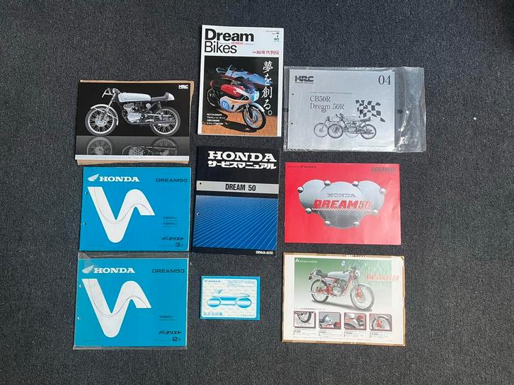 Honda Dream 50 Originele documentatie, Motoren, Handleidingen en Instructieboekjes, Honda, Ophalen of Verzenden