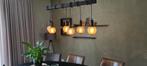 Hanglamp met 6 nieuwe LED lampen / dimbaar, Huis en Inrichting, Lampen | Hanglampen, Ophalen, Zo goed als nieuw, Hout