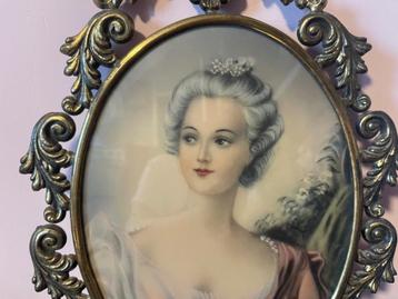 Prachtige antieke portret  beschikbaar voor biedingen