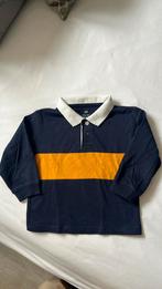 Poloshirt donkerblauw met geel H&M maat 92, Kinderen en Baby's, Kinderkleding | Maat 92, Jongen, Ophalen of Verzenden, Zo goed als nieuw