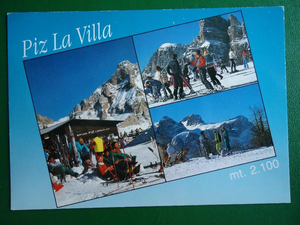 (37) Kaart: ITALIË / Piz La Villa, Ophalen of Verzenden, 1980 tot heden, Ongelopen, Italië