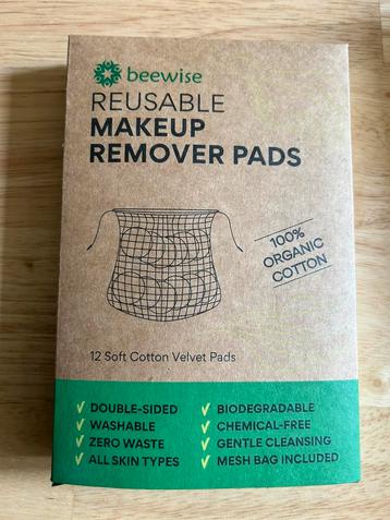 Wasbare makeup pads Beewise beschikbaar voor biedingen