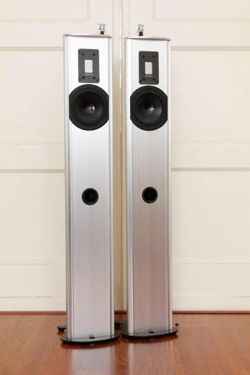 Piega LDR4.2 slanke zuilen. Aluminium, Audio, Tv en Foto, Luidsprekers, Zo goed als nieuw, Front, Rear of Stereo speakers, 120 watt of meer