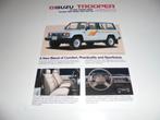 leaflet Isuzu Trooper 4WD  1985, Verzenden, Zo goed als nieuw, Overige merken