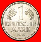 Ⰿ NOT COMMUNIST (1950-2001): GERMANY 1 MARK 1980G BADEN-, Ophalen of Verzenden, Duitsland, Losse munt