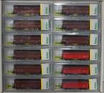Minitrix N 15252- Selbstentladewagen, DB, NEM,...12 Stuks..., Gelijkstroom, Trix, Ophalen of Verzenden, Nieuw