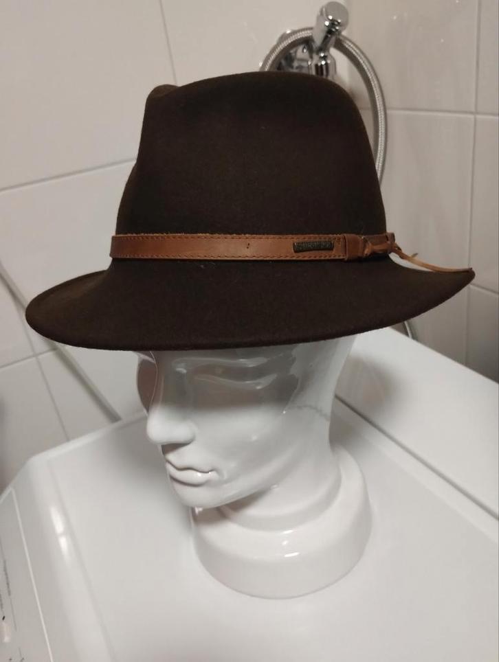 Stetson Delaware wolvilten hoed maat 55, Kleding | Heren, Hoeden en Petten, Ophalen of Verzenden