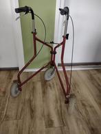 Stevige opvouwbare rollator, rood. Inklapbare rollator, kar., Diversen, Rollators, Gebruikt, Onb, Ophalen of Verzenden, Onb