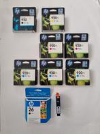 8 HP cartridge vullingen 4 kleuren 1 gratis! Type 920 & 26, Computers en Software, Printerbenodigdheden, Nieuw, Cartridge, HP Hewlett Packard