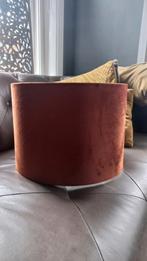 Lampenkap Ø35cm x 25cm warm-oranje velours, Huis en Inrichting, Lampen | Lampenkappen, Ophalen, Zo goed als nieuw, Rond, 25 tot 50 cm