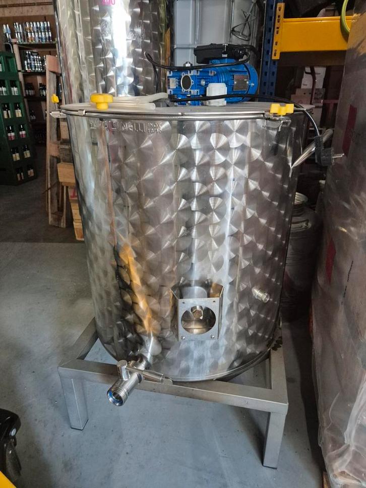 Polsinelli Maischketel 200L met Roerwerk & Halofilter, Hobby en Vrije tijd, Overige Hobby en Vrije tijd, Ophalen