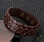 Leren armband, Ophalen of Verzenden, Nieuw, Bruin, Leer