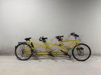 Zeer Unieke Trio Tandem Fiets - Geel, Ophalen, Minder dan 10 versnellingen, Gebruikt, 51 tot 55 cm