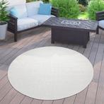 ❤️️️️ACTIE TRENDY VLOERKLEED TAPIJT IN EN OUTDOOR IVOOR ROND, Nieuw, 100 tot 150 cm, 100 tot 150 cm, Modern