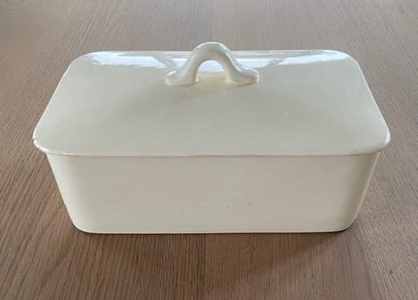 Antieke Aardewerk Paté Terrine - ca. 1900, Antiek en Kunst, Antiek | Keukenbenodigdheden, Ophalen of Verzenden